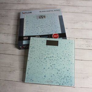 Taylor Digital Glass Bath Scale 400 LB Weight Capacity